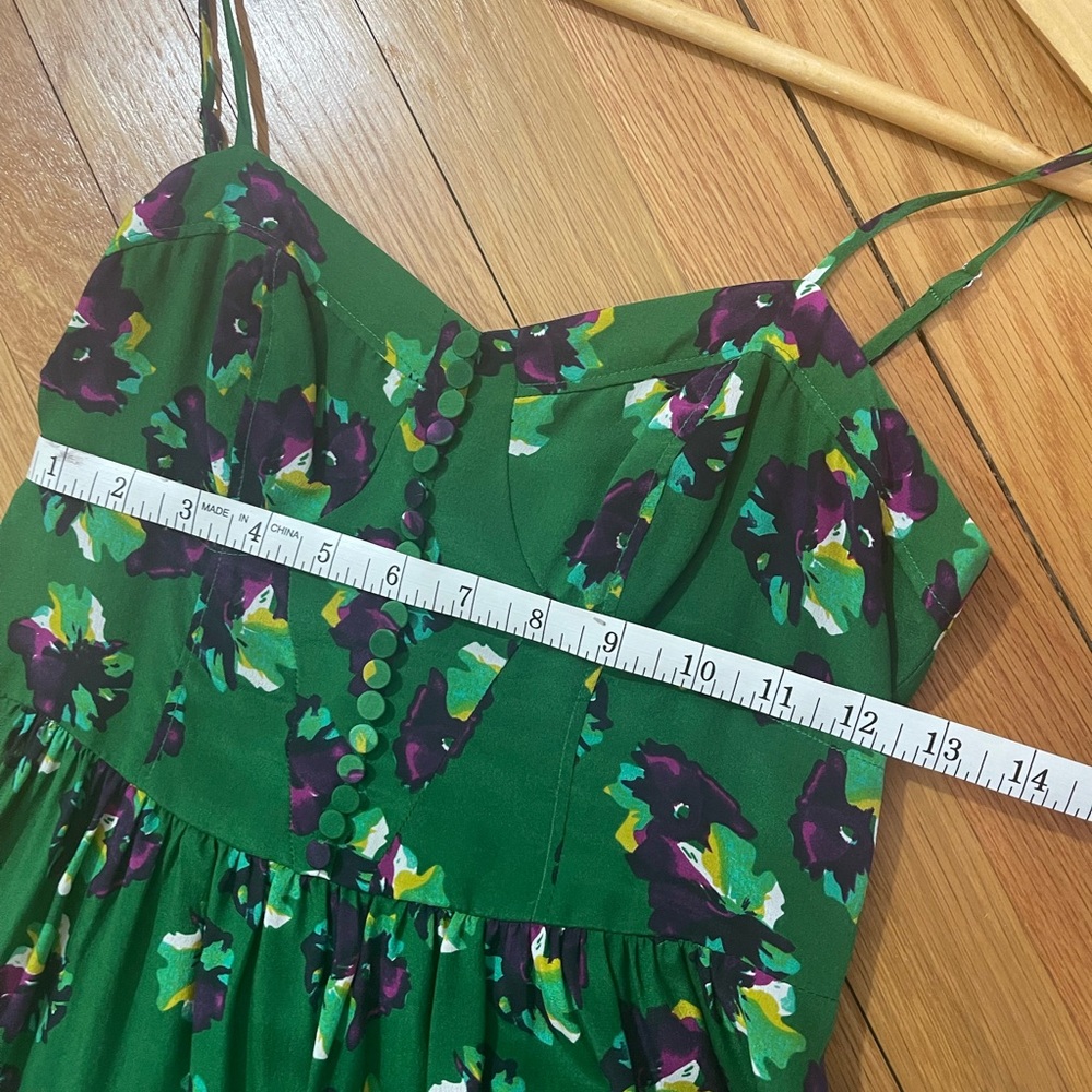 Greylin Bustier Silk Floral Slip Dress - Picture 11 of 12